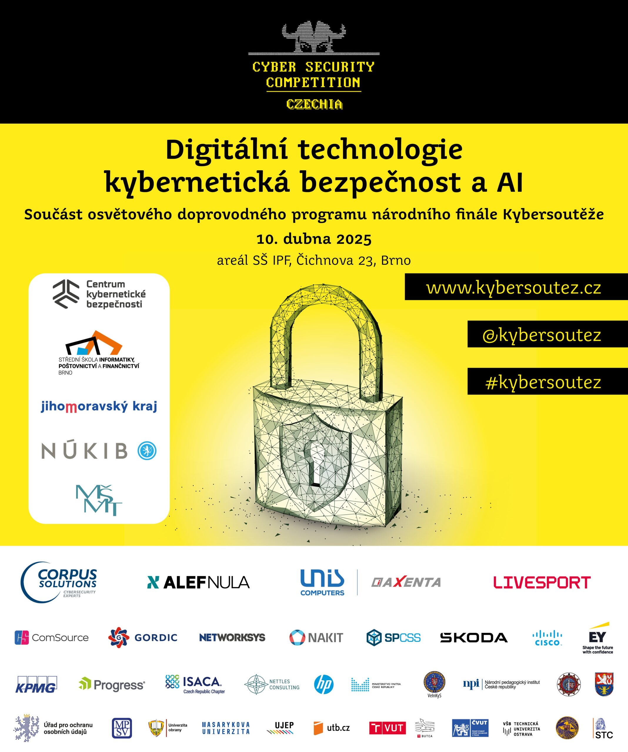 Digitální technologie, kybernetická bezpečnost a AI - Junior Centrum Excelence kybernetické bezpečnosti