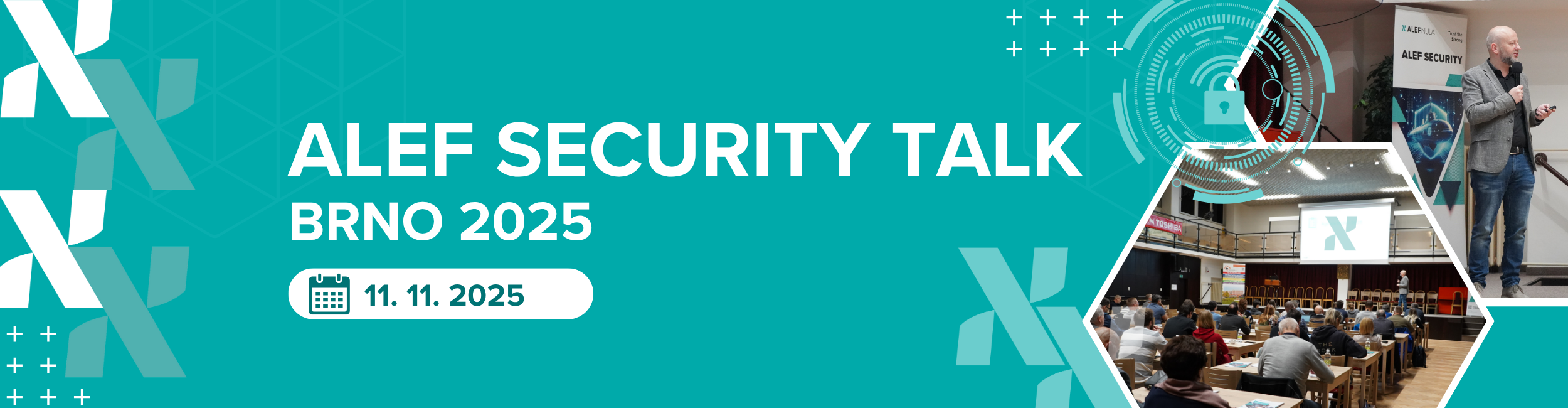 Zhodnocení akce ALEF Security Talk 2025 - Junior Centrum Excelence kybernetické bezpečnosti