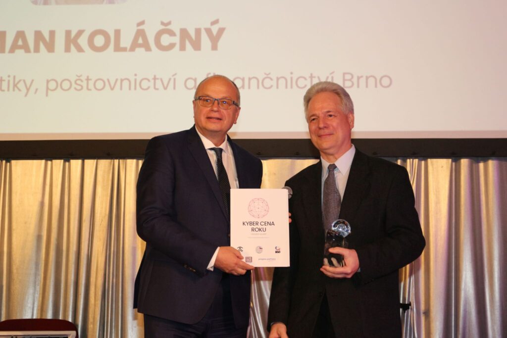 Vítězství v soutěži KYBER CENA ROKU - Junior Centrum Excelence kybernetické bezpečnosti