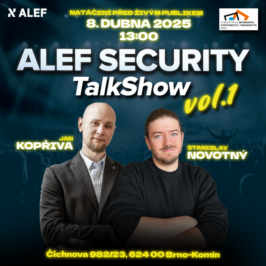 ALEF Security TalkShow vol.1 - Junior Centrum Excelence kybernetické bezpečnosti
